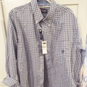 MENS CHAPS NWT XL BUTTON DOWN EASY CARE SHIRT